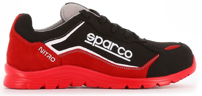 SCARPA ANTINFORTUNISTICA SPARCO NITRO S3 SRC NERO/ROSSO